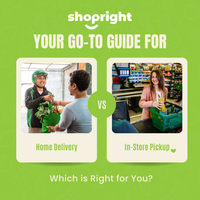 Home delivery vs in-store pickup comparison